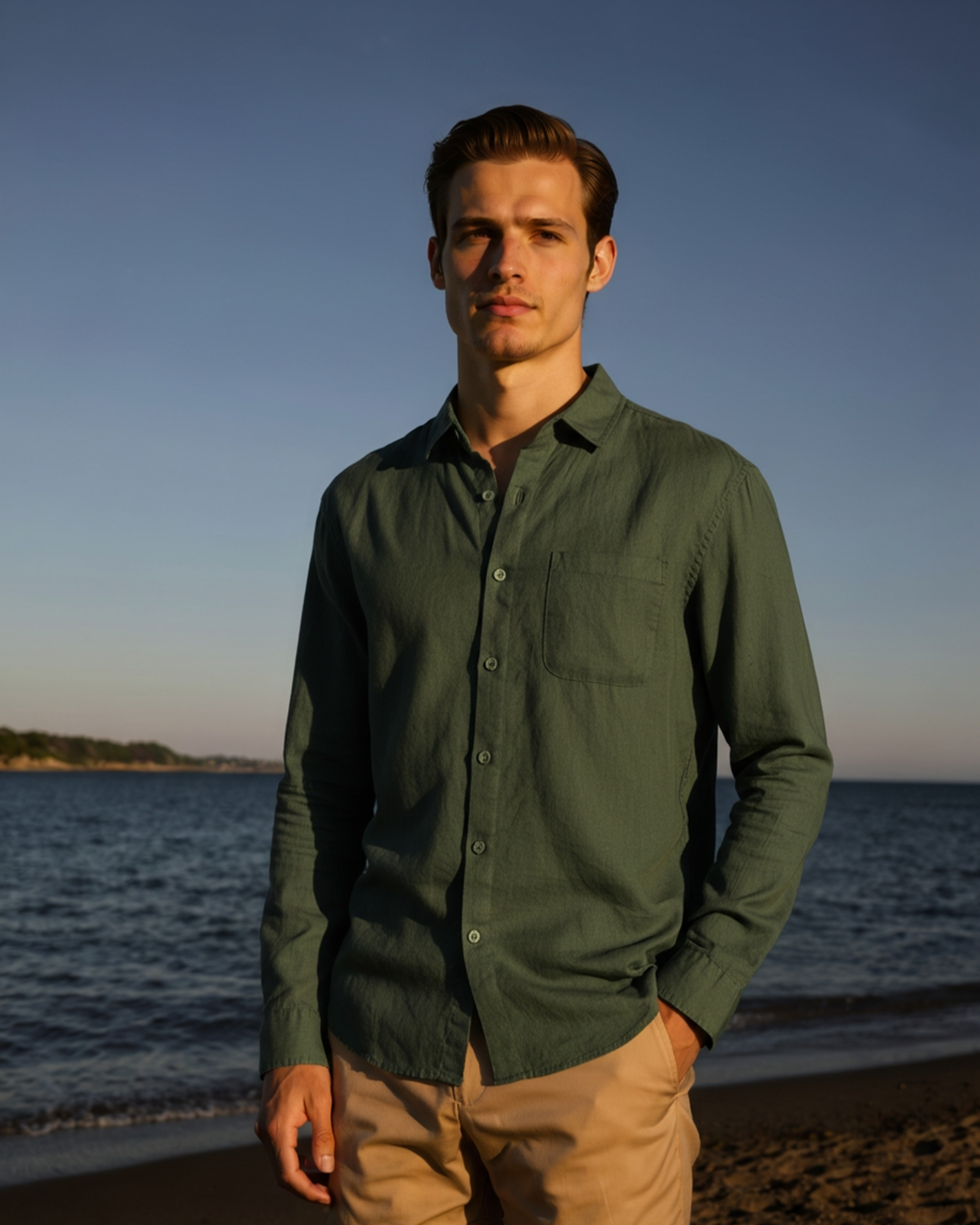 Clever Women's Linen Shirt | Lightweight Breathable Fabric 7