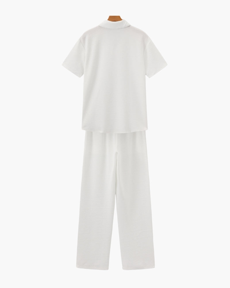 Cotton Polo & Pantalon Set – Chic Comfort for Relaxed Days 3