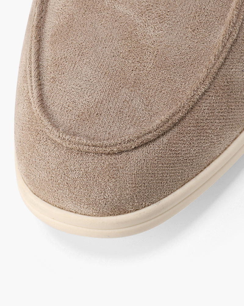 Elegant Suede Slip-On Loafers for Women – Comfortable Black Loafers with Quality Craftsmanship 2