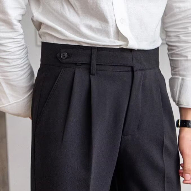 Pinnacle Women's Trousers | High Waist, Silk Cotton Blend 3