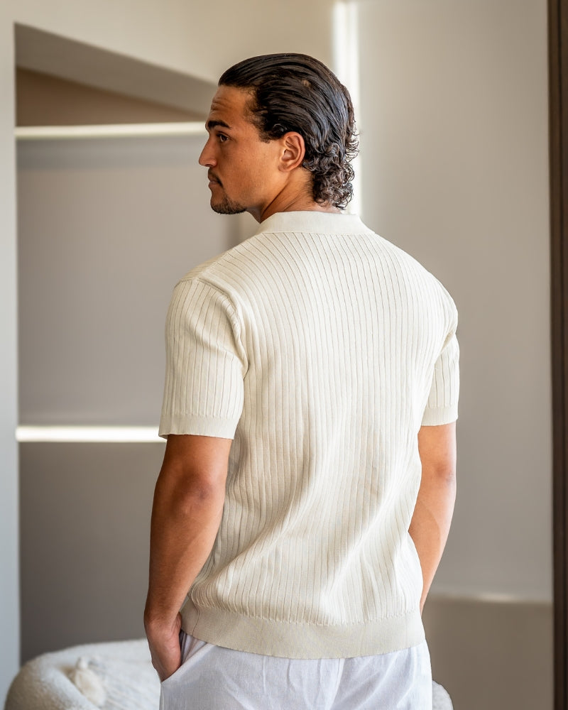 Premium Ribbed Polo Shirt – Effortless Style with Timeless Appeal 5