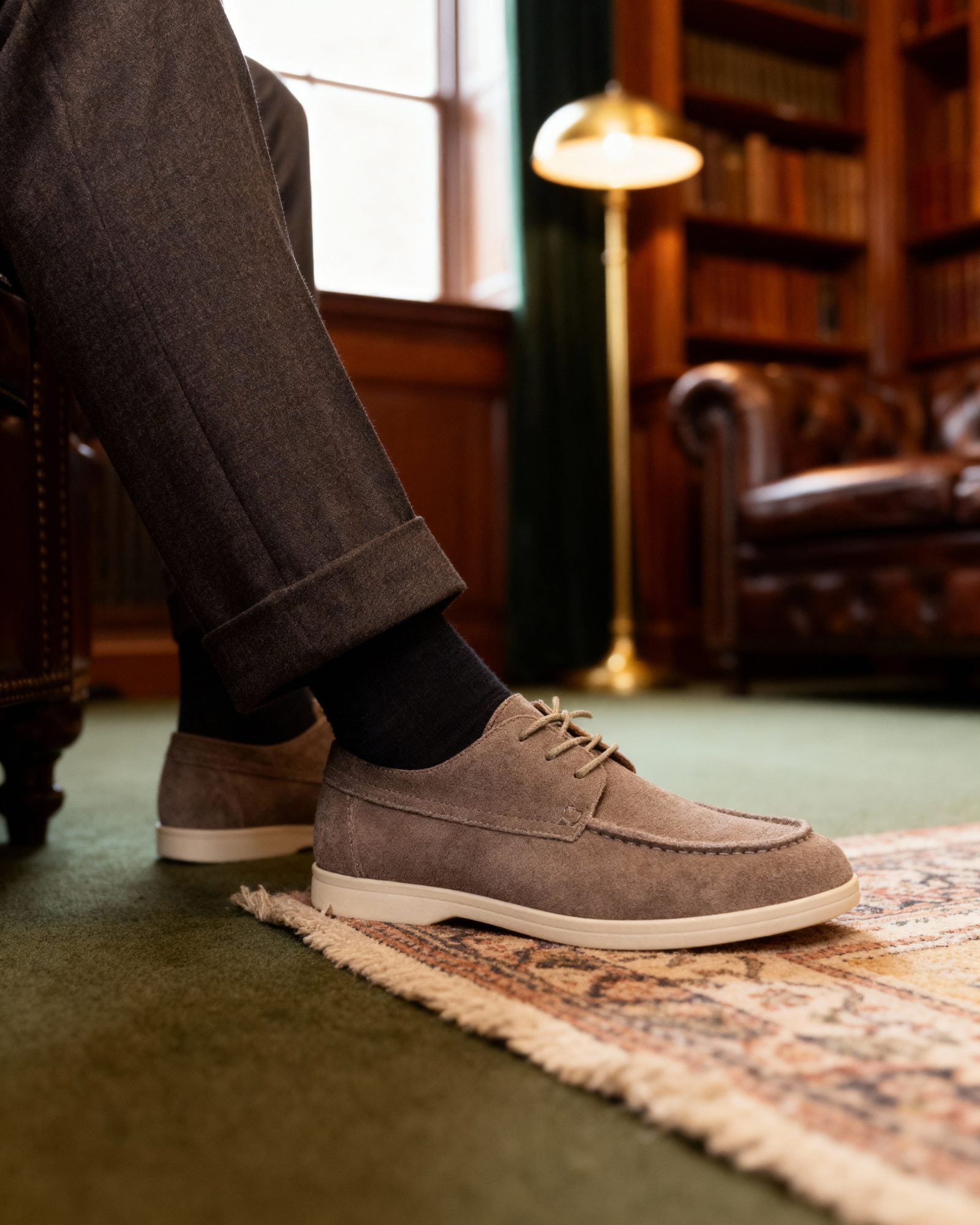 Premium Suede Lace Shoes – Timeless Style for Effortless Elegance 2