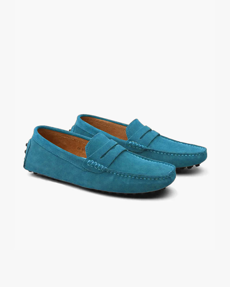 Premium Suede Mens Loafers for Comfort and Style – Soft Calf Leather Slip-On Drivers 5