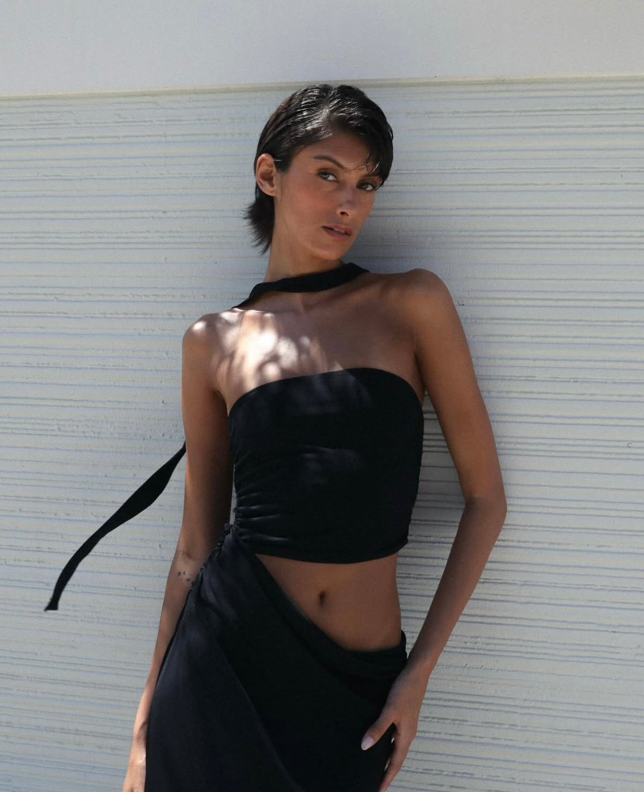 Vera Women's Maxi Dress | Elegant Draping, Cut-Out Design 5