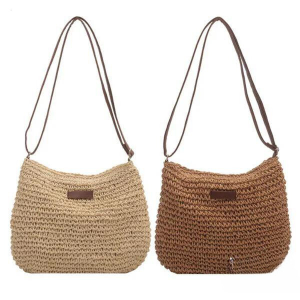 Yvette Women's Crossbody Bag | Woven Texture, Adjustable Strap 8
