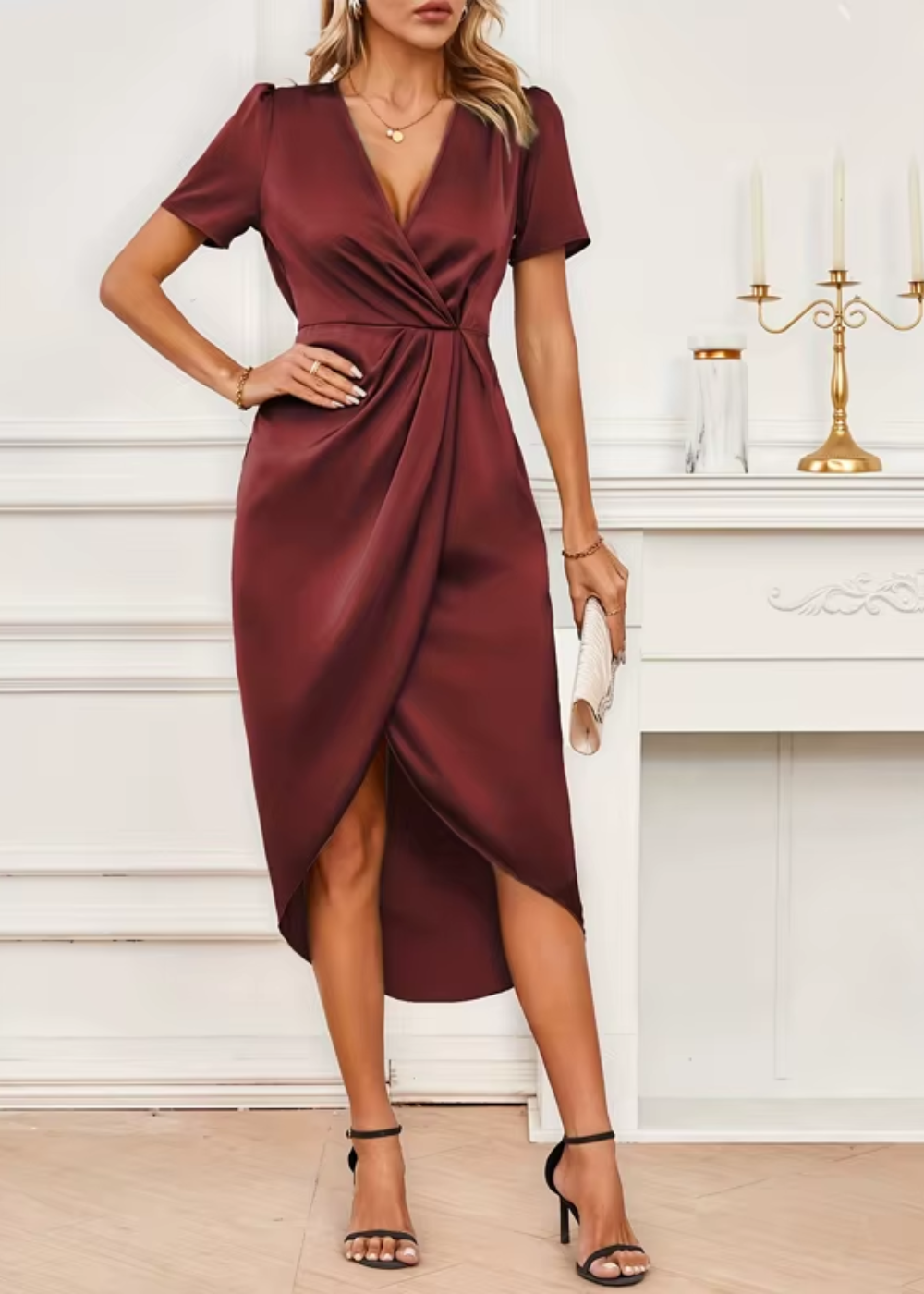 Ariana Women's Midi Dress | High-Quality Fabric, Chic & Versatile 4
