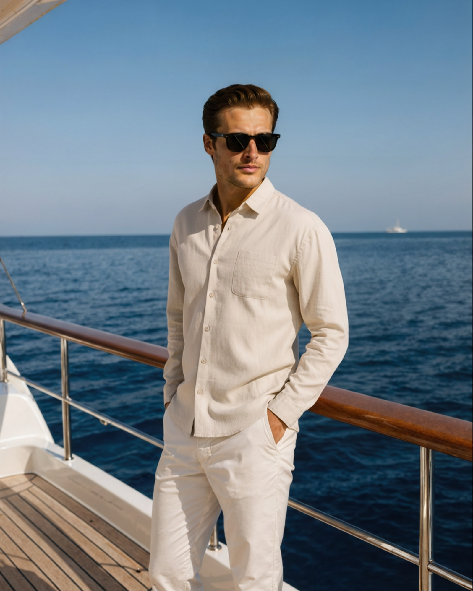 Clever Women's Linen Shirt | Lightweight Breathable Fabric 1
