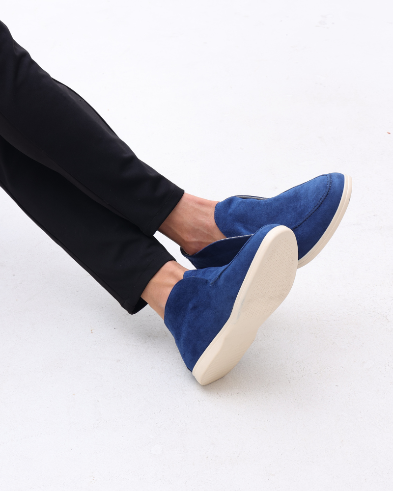 Elegant Black Suede Loafers for Women – Comfortable Slip-On Shoes with Quality Craftsmanship 7