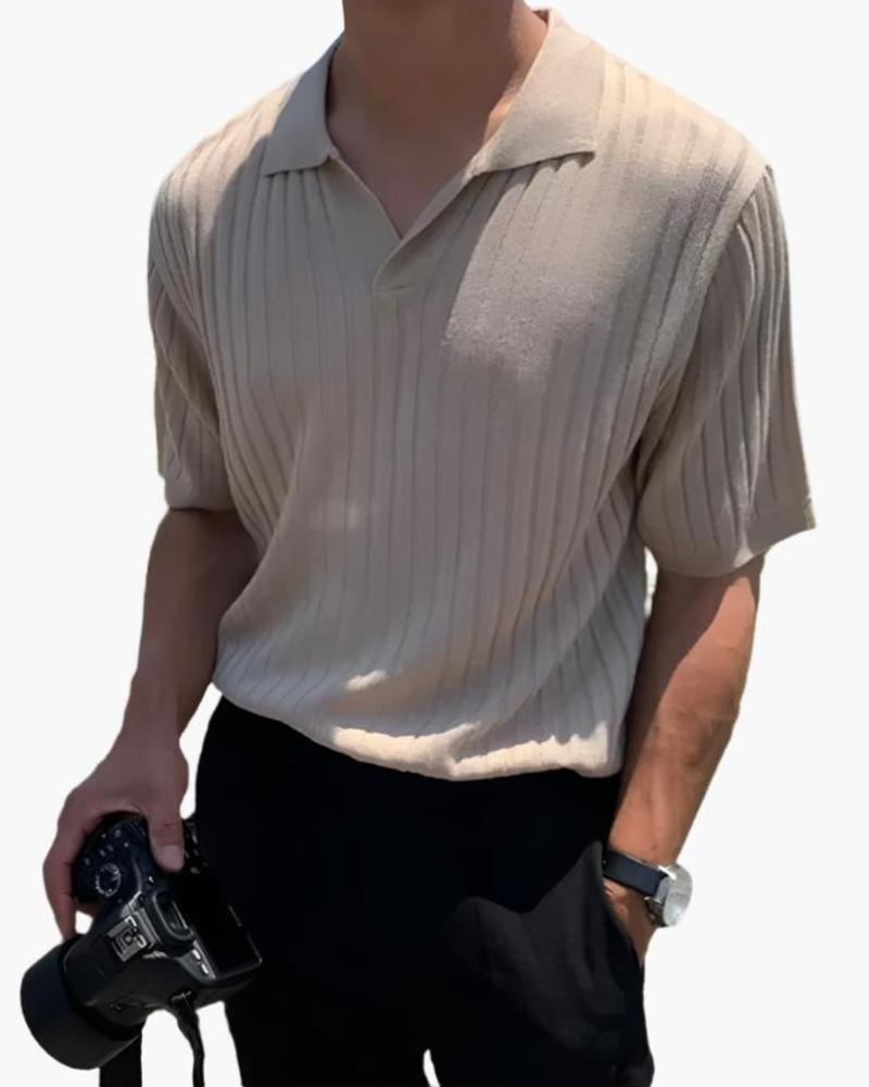 Florence Ribbed Cotton Polo Shirt – Effortless Style for Active Days 5