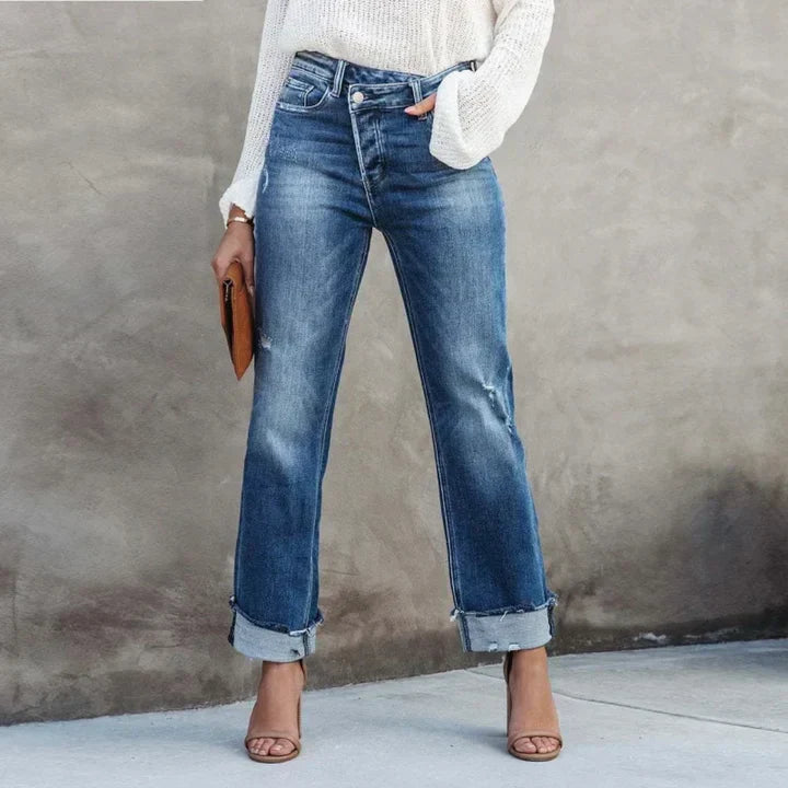 Haven Women's High-Waisted Jeans | Flexible Denim Blend, Comfortable Fit 0