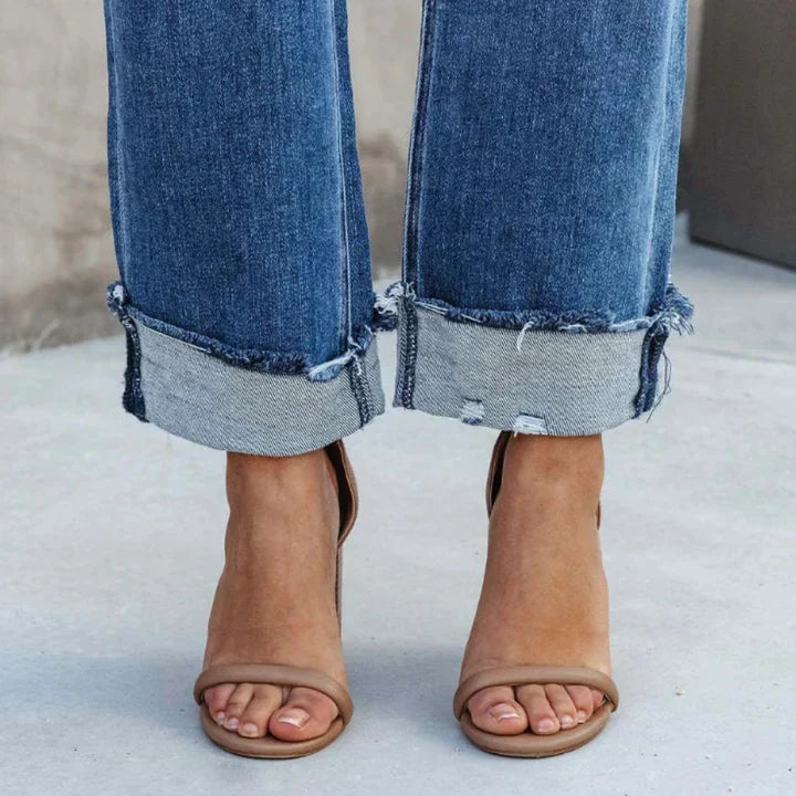 Haven Women's High-Waisted Jeans | Flexible Denim Blend, Comfortable Fit 2