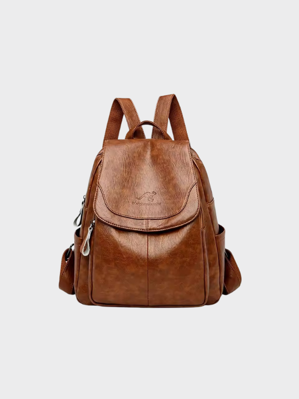 Ivy Women's Travel Backpack | Anti-Theft PU Leather, RFID Protection 0