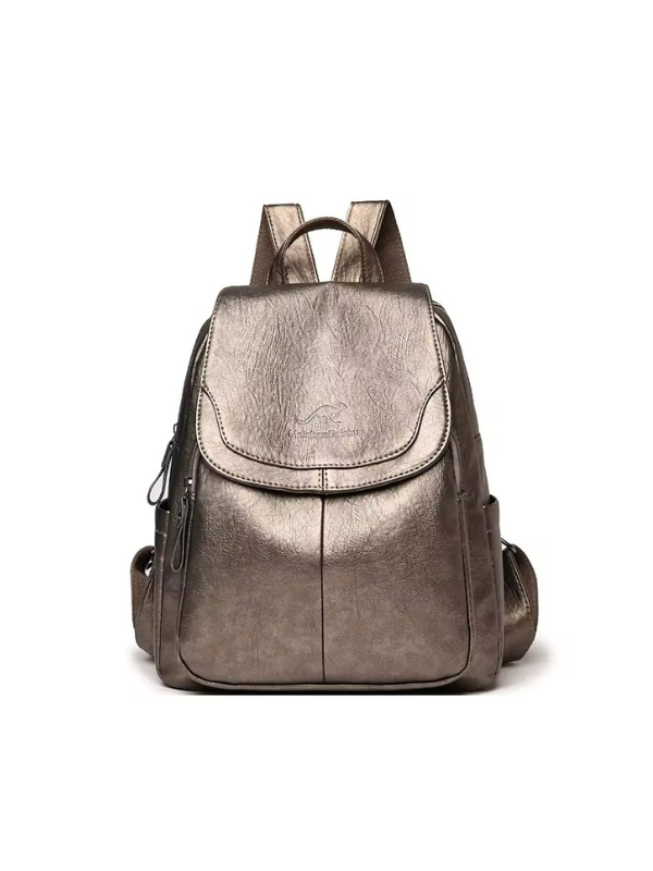 Ivy Women's Travel Backpack | Anti-Theft PU Leather, RFID Protection 6