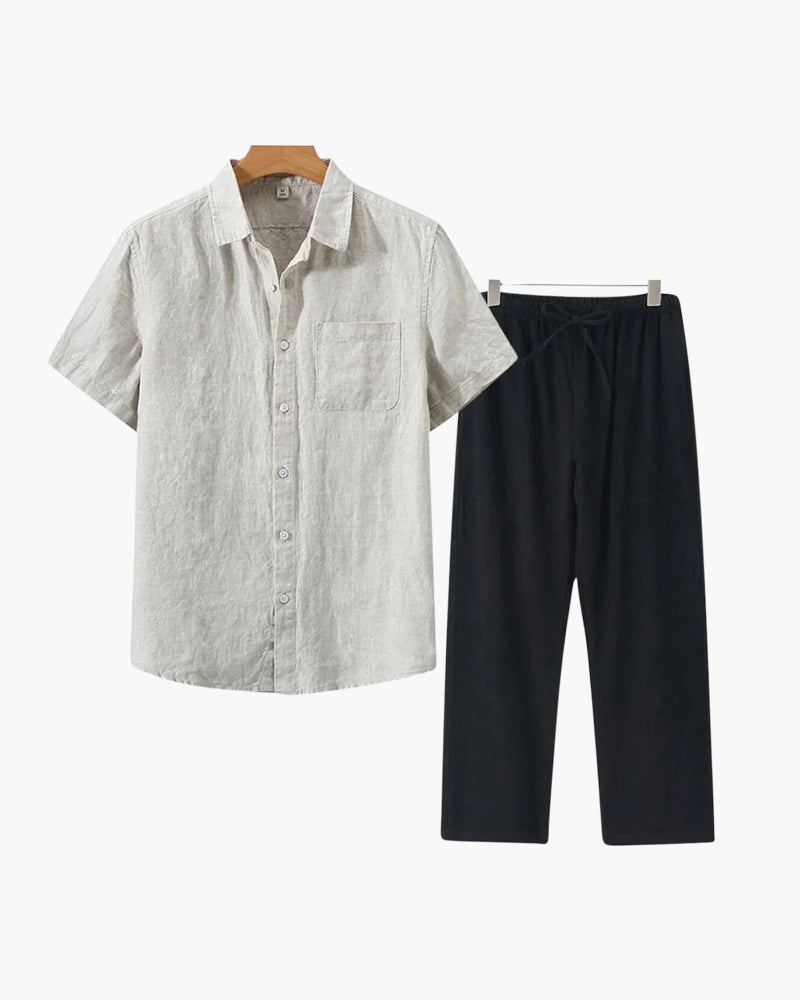 Linen T-Shirt For Relaxed Vibes – Lightweight Comfort for Effortless Style 3