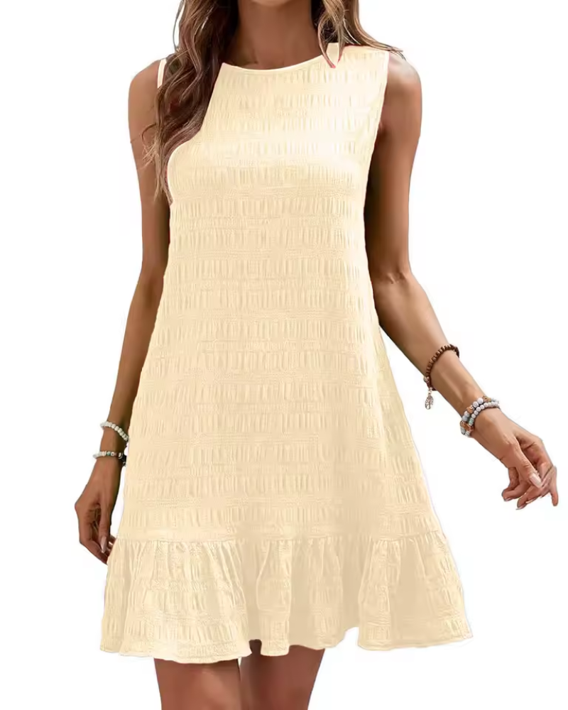 Luxe Women's Mini Dress | Textured Fabric, Casual Elegance 0
