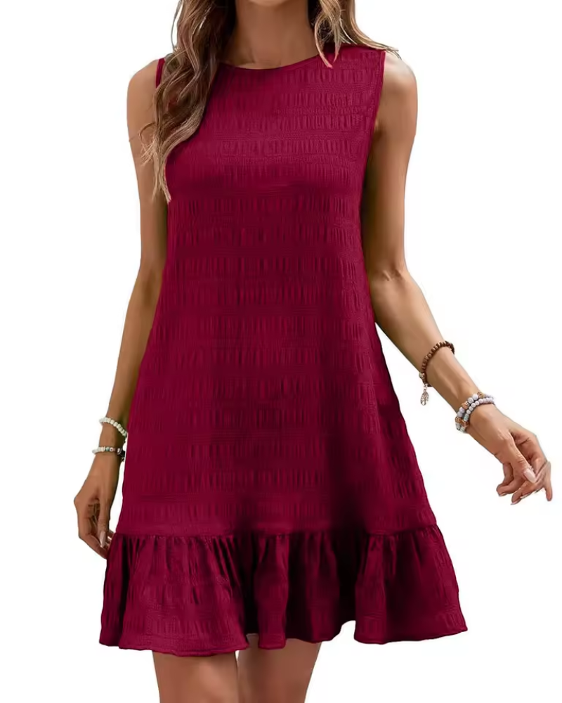 Luxe Women's Mini Dress | Textured Fabric, Casual Elegance 10