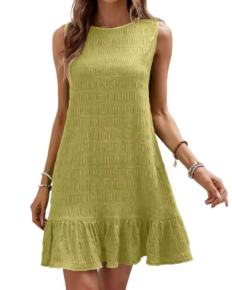 Luxe Women's Mini Dress | Textured Fabric, Casual Elegance 12