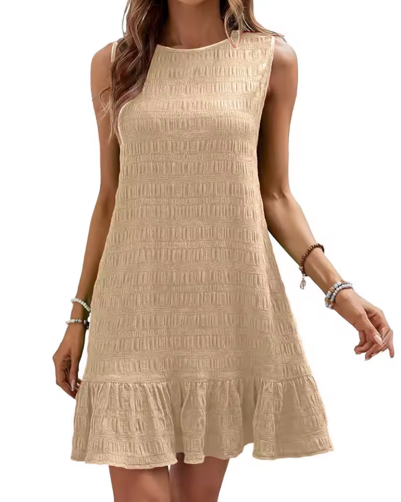 Luxe Women's Mini Dress | Textured Fabric, Casual Elegance 4