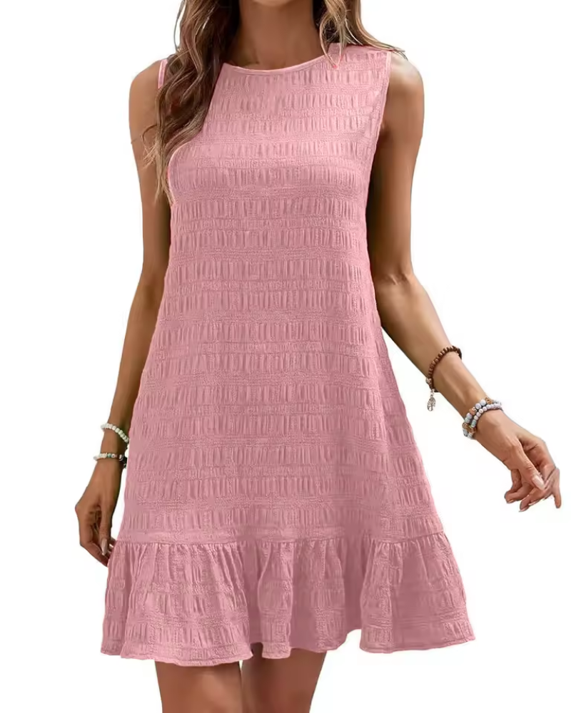 Luxe Women's Mini Dress | Textured Fabric, Casual Elegance 5