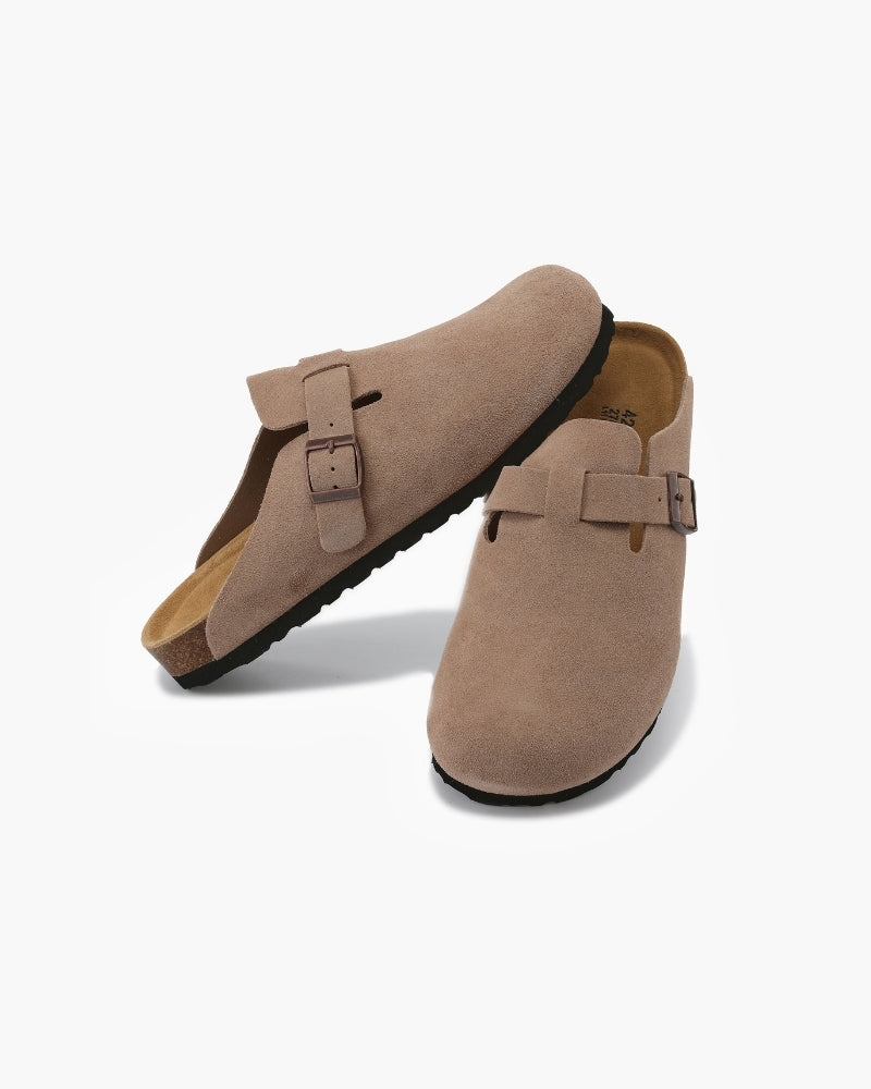 Luxury Suede Clogs for Refined Style and Comfort – Soft Leather Upper with All-Leather Insole 4