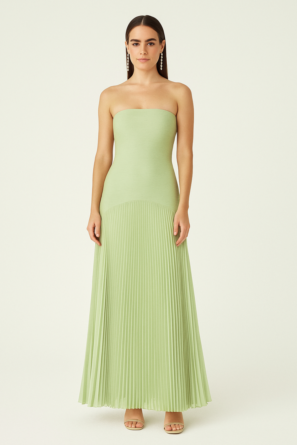 Maya Women's Maxi Dress | Lightweight Breathable Fabric, Elegant Drop-Waist Design 0