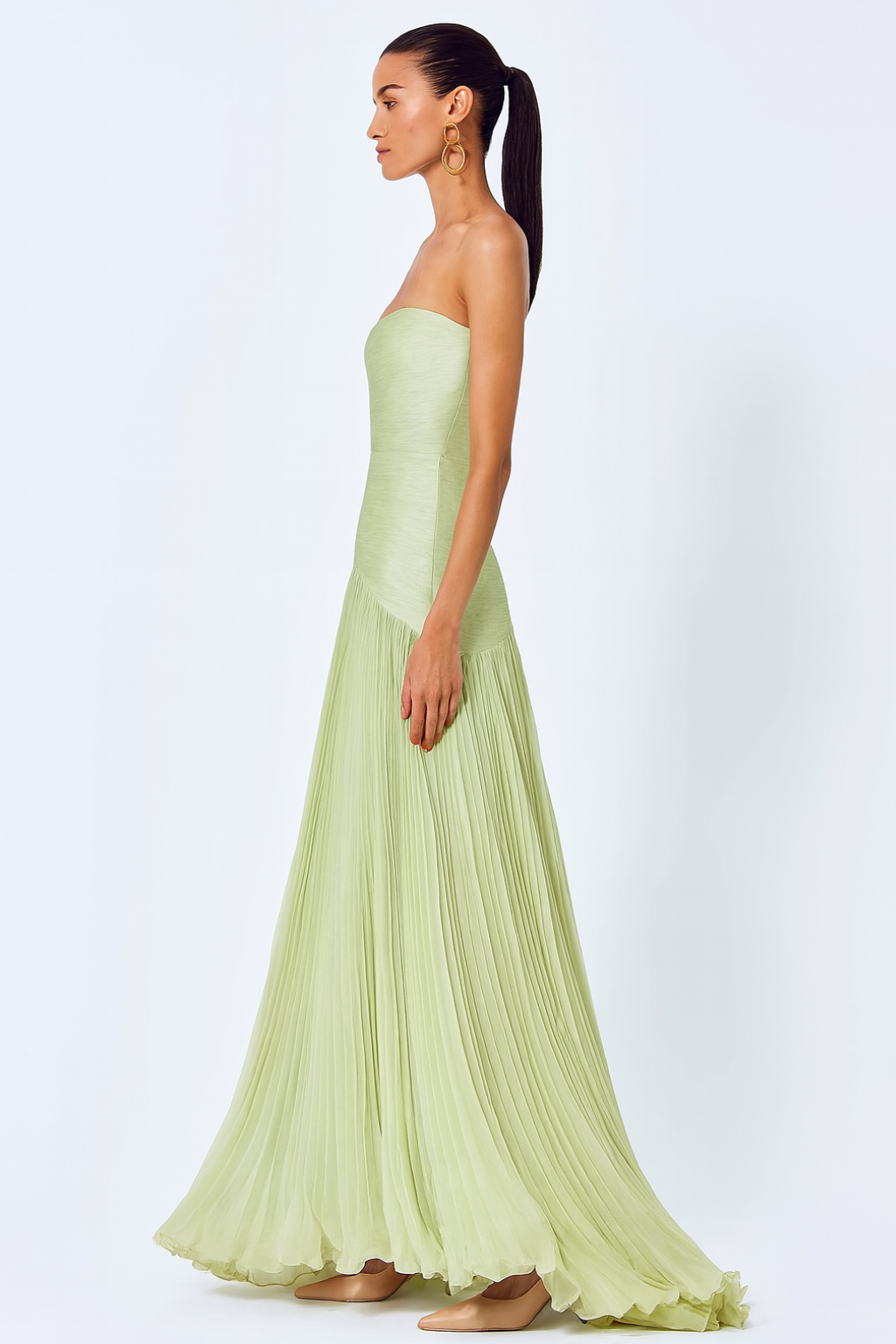 Maya Women's Maxi Dress | Lightweight Breathable Fabric, Elegant Drop-Waist Design 2
