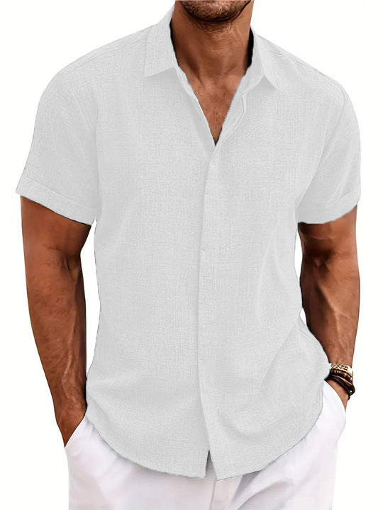 Men's Short-Sleeved Casual Blouse – Effortless Style for Warm Days 5