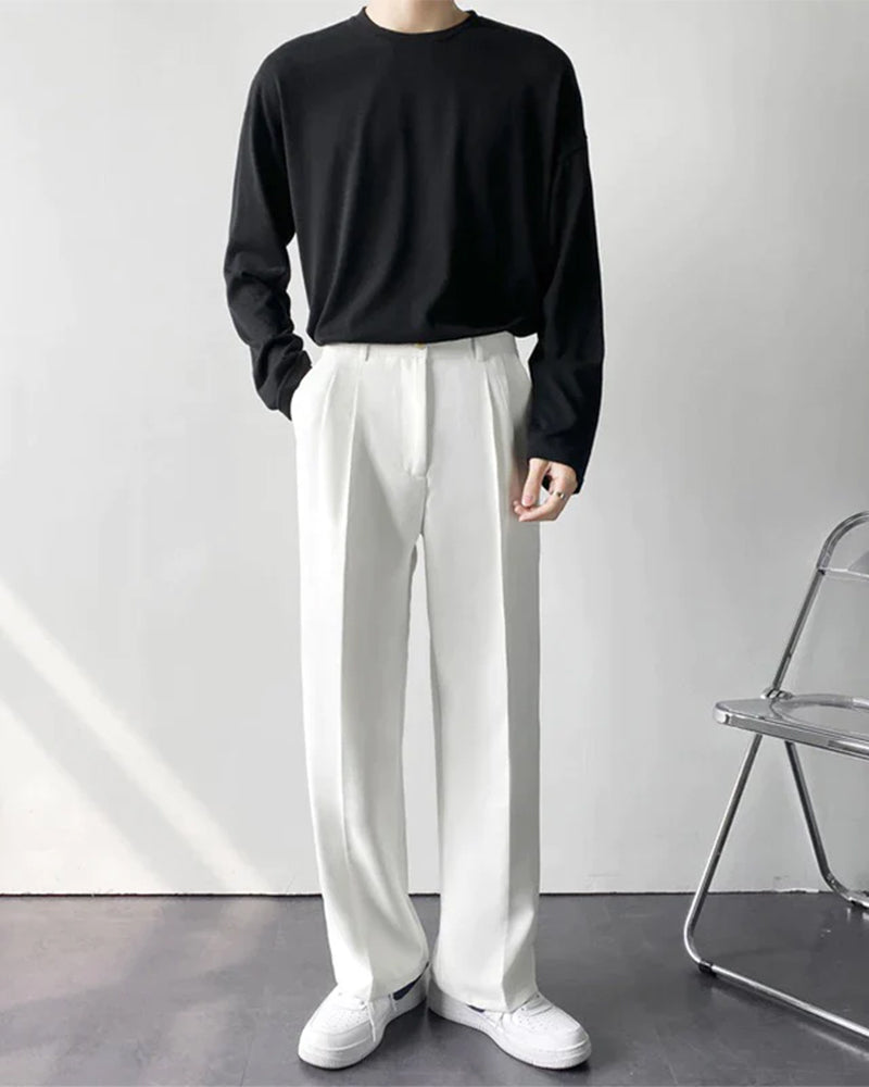 Parker Women's Wide Leg Trousers | Soft Cotton Blend, Oversized Fit 9
