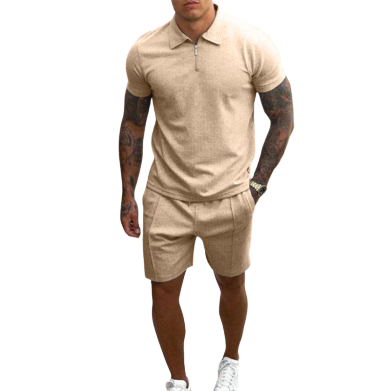 Polo Short Set for Men – Stylish Comfort for Summer Adventures 1