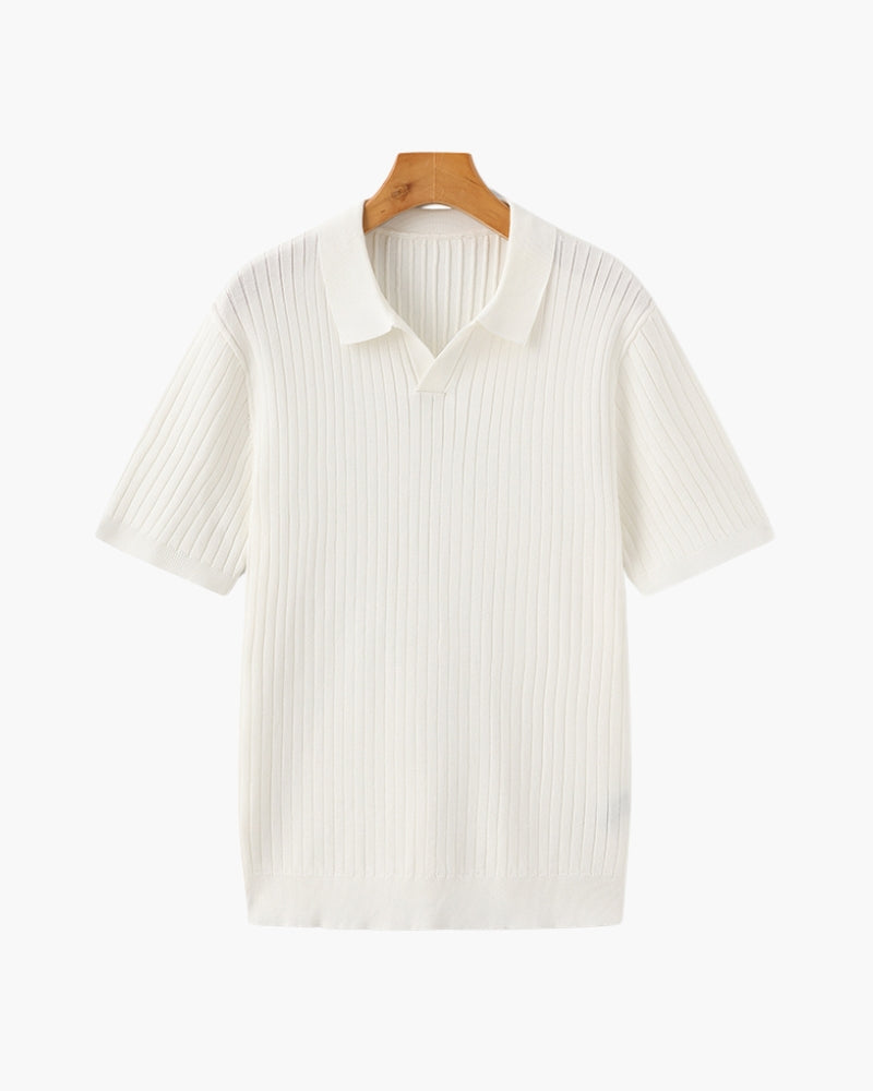 Premium Ribbed Polo Shirt – Effortless Style with Timeless Appeal 11