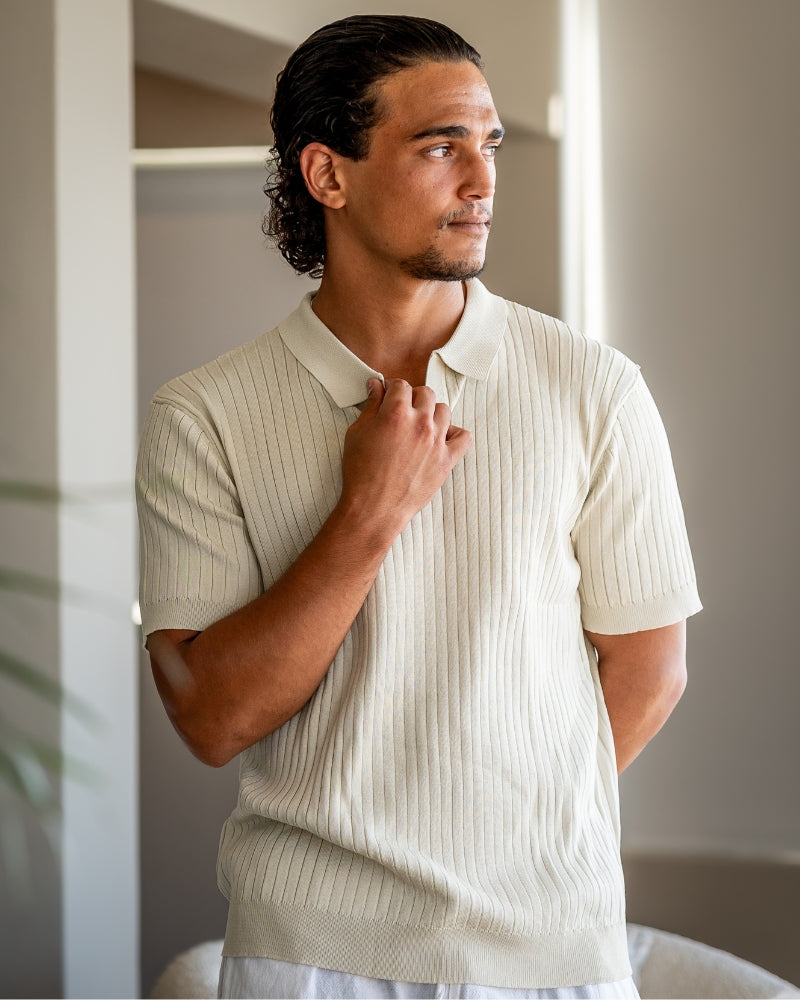 Premium Ribbed Polo Shirt – Effortless Style with Timeless Appeal 4