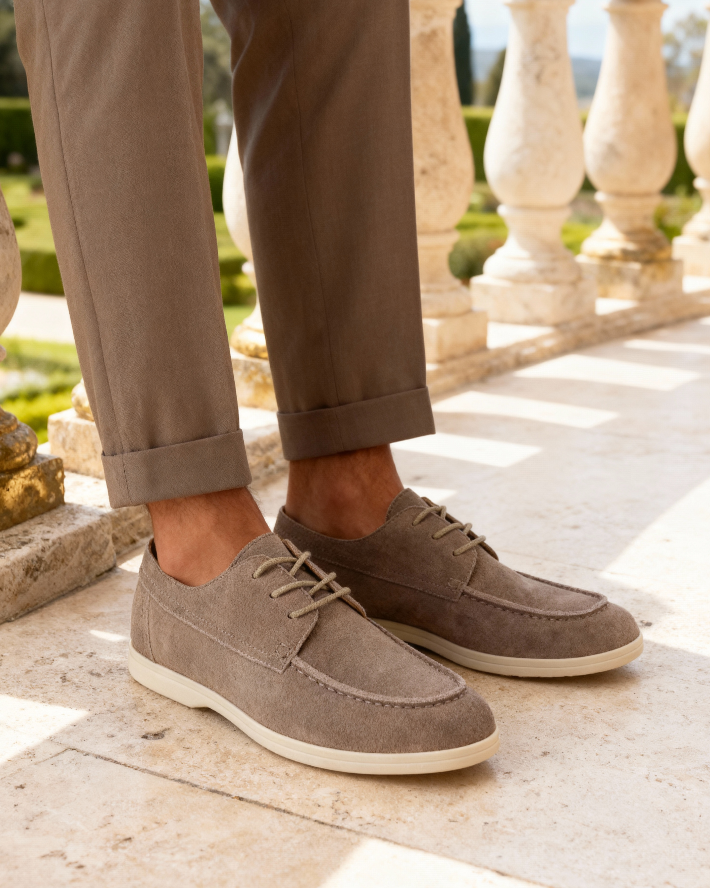 Premium Suede Lace Shoes – Timeless Style for Effortless Elegance 1