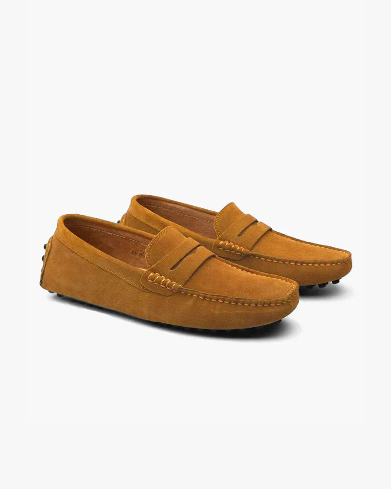 Premium Suede Mens Loafers for Comfort and Style – Soft Calf Leather Slip-On Drivers 6