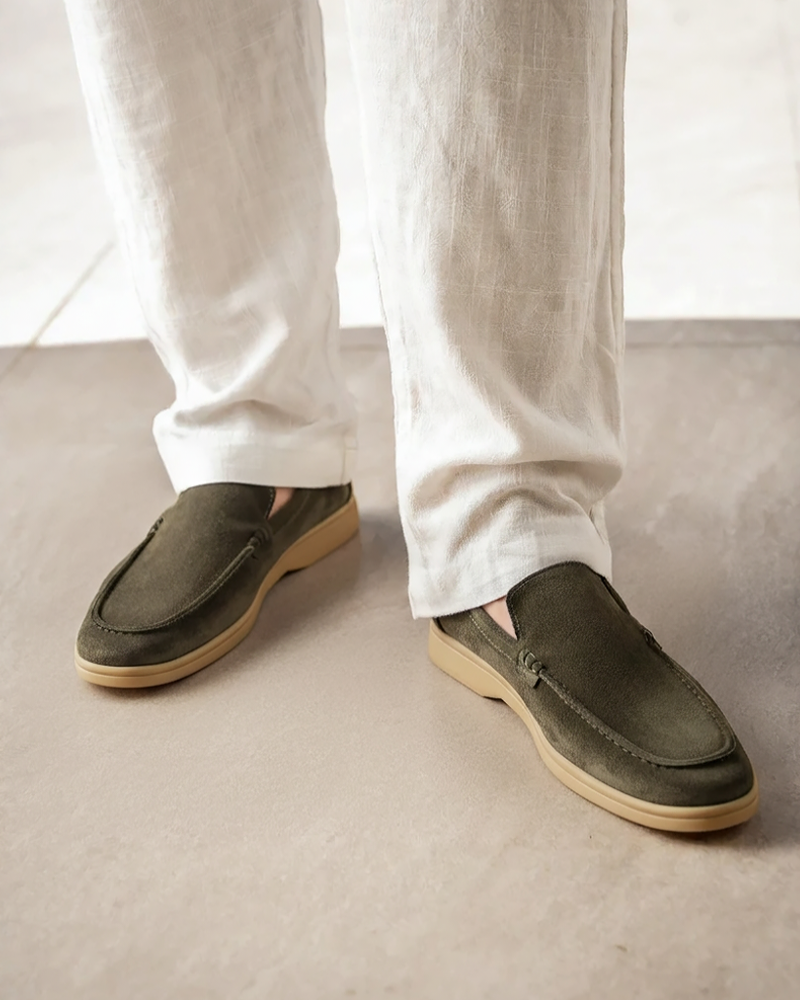 Premium Suede Slip-On Loafers for Men – Comfortable and Stylish Black Loafers for Women 6