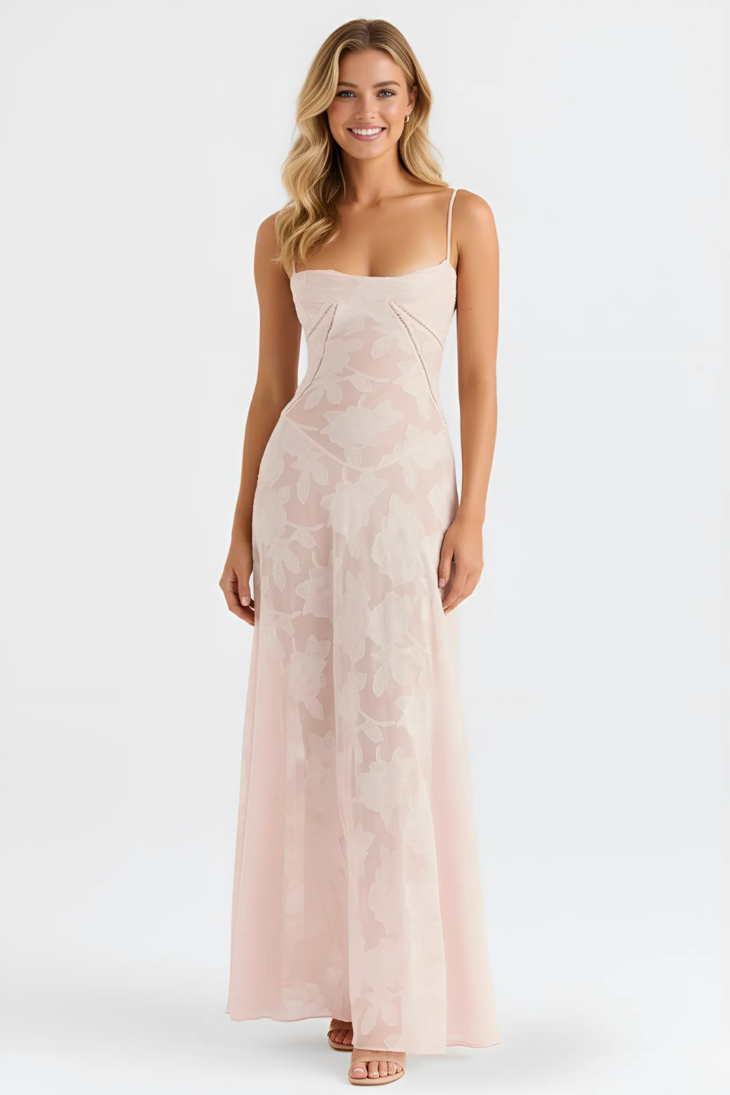 Sapphire Women's Maxi Dress | Elegant A-Line Silhouette, Formal 0