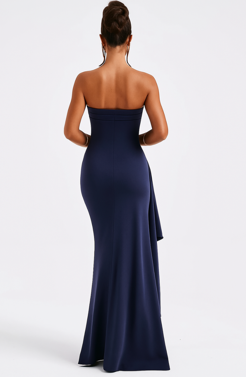 Sienna Women's Maxi Dress | Off-Shoulder Twisted Design 1