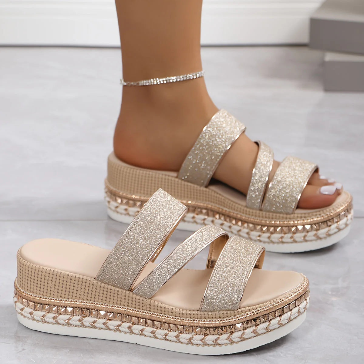 Sleek Women's Sandals | Breathable Design for Spring 1
