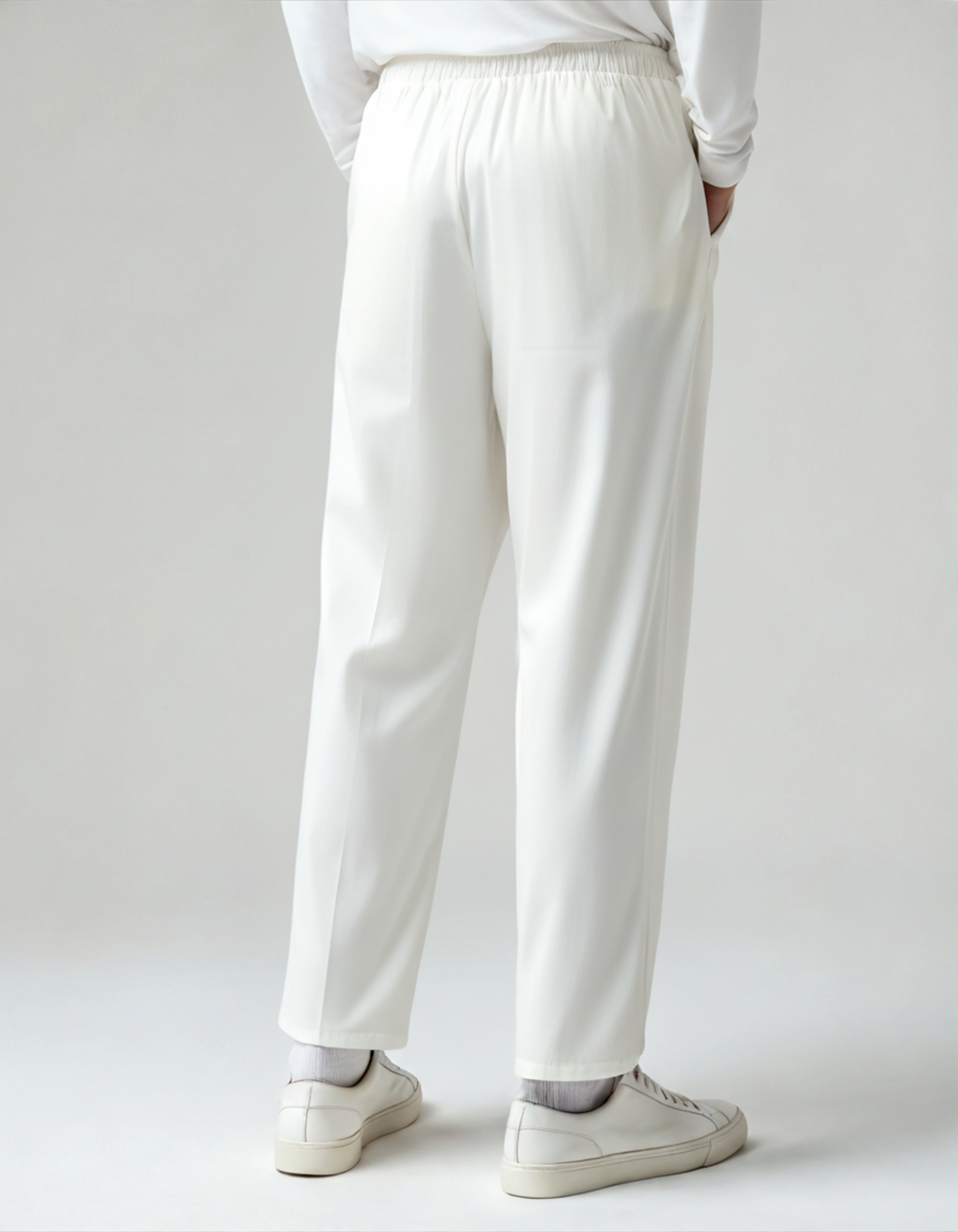 Zanzi Women's Wide Leg Pants | 100% Linen, Lightweight White 8