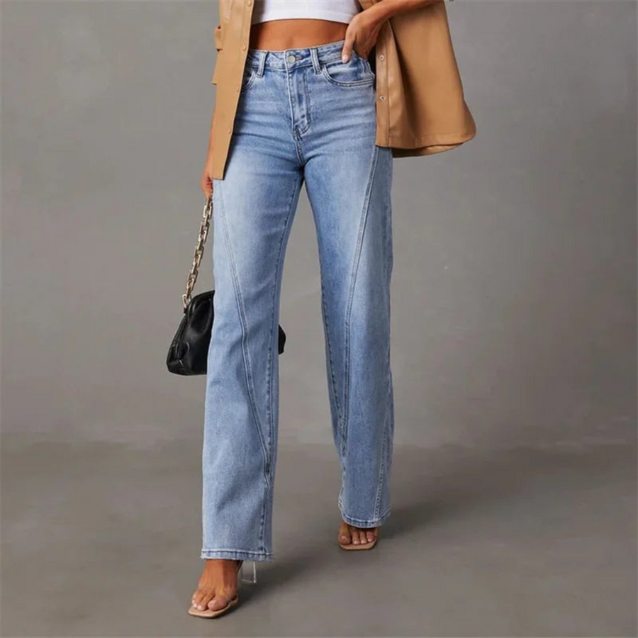 Zara Women's Wide-Leg High-Waisted Jeans | Relaxed Fit 0